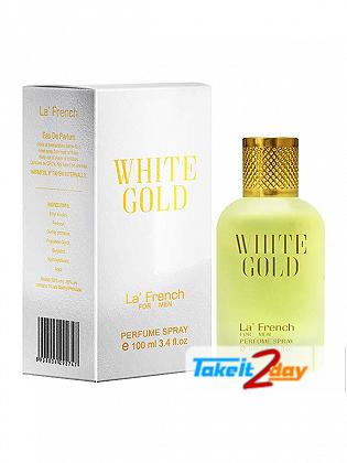 La French White Gold Perfume For Men 100 ML EDP