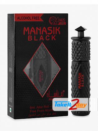 Manasik Black Perfume For Men And Women 6 ML CPO Pack OF Six