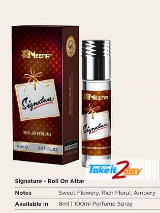 Meena Signature Perfume Roll On For Men And Women 8 ML CPO Pack Of Six