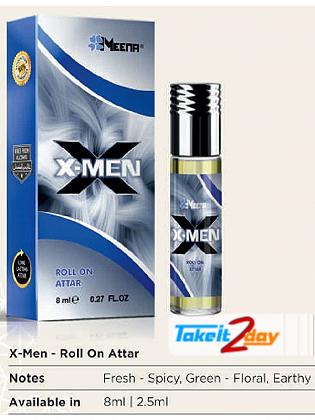Meena X Men Perfume Roll On For Men And Women 8 ML CPO Pack Of Six
