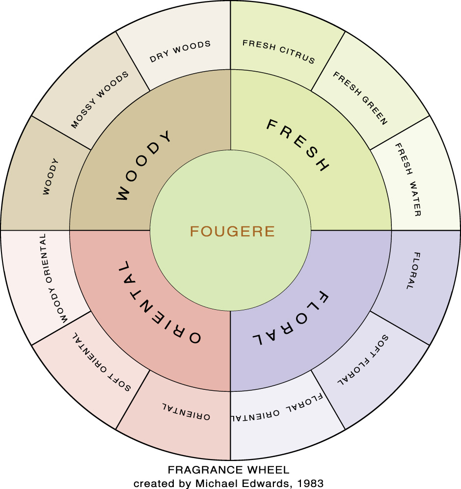 Fragrance Wheel Perfume Classification Chart